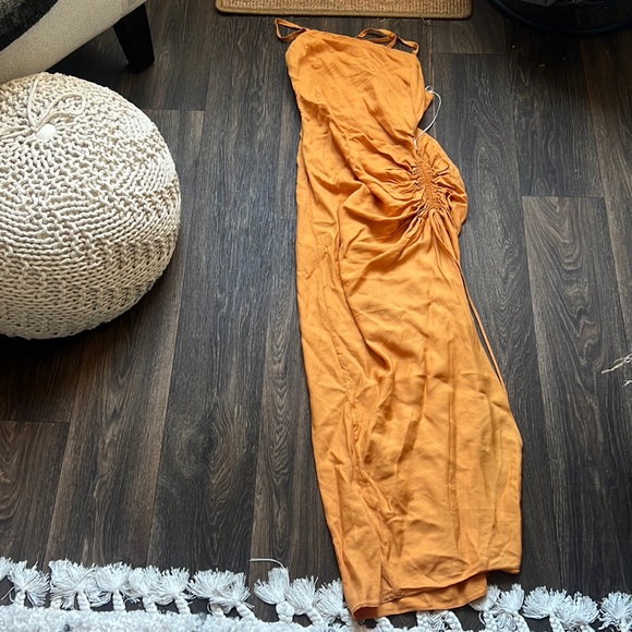 Zara Dresses Zara Orange Dress Poshmark